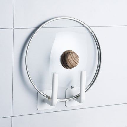 Nail-Free Wall Hooks – White ABS | Damage-Free Hanging Solution