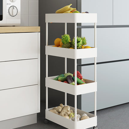 Modern Multi-Layer Plastic Storage Shelves – 3, 4, 5 Tier & Corner Options