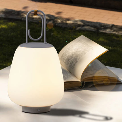 Nordic Rechargeable Table Lamp – Modern Lantern Light | Ikeame