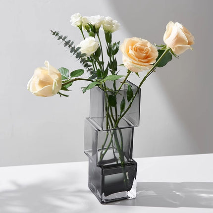 Handmade Irregular Glass Vase | Modern Luxury Decorative Vase