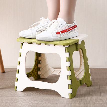 Children's Bathroom Small Bench Portable Plastic Folding Stool