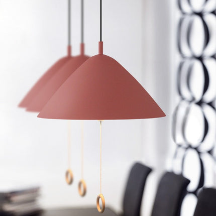 Nordic Triangular Pendant Light – Colourful Modern Droplight (27/33/40cm)