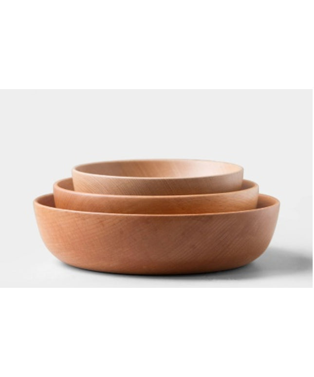 Japanese Wooden Bowl Set | Beech Wood Dining Bowls