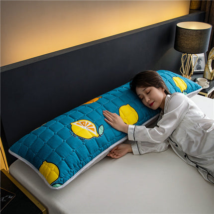 Waterproof Quilted Long Double Pillowcase – Perfect for Couples and Large Beds