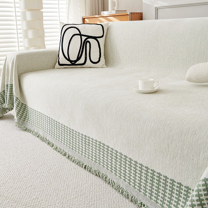Chenille Sofa Cover | Luxury Full Wrap Couch Throw