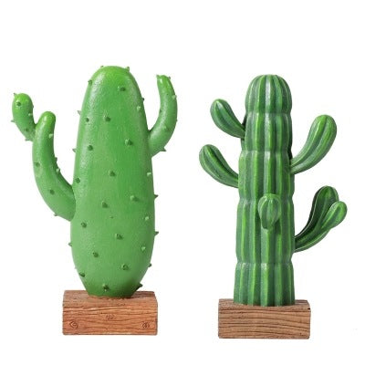 Nordic Cactus Ornament | Resin Home Décor Figurine