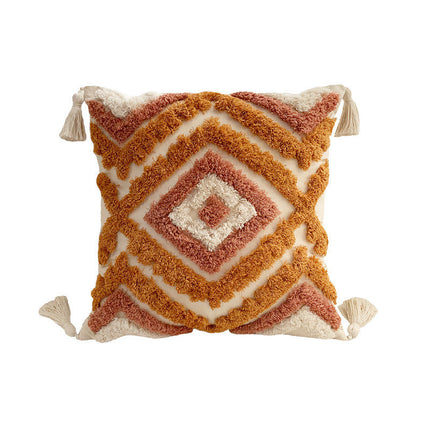 Bohemian line tufted pillow cover – Trendy & Practical for Daily Living