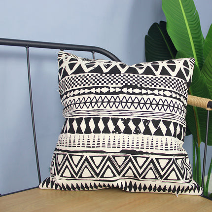 Luxury Boho Cushion Cover – Black & White or Brown