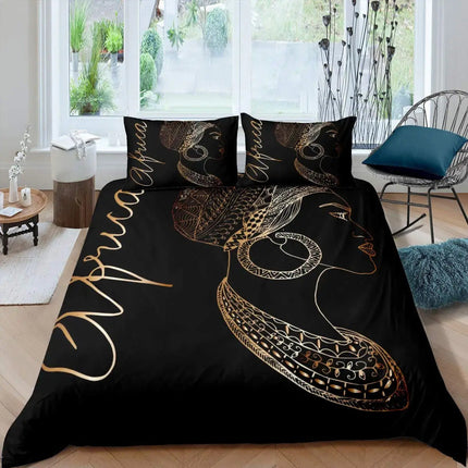 African national bedding suit with pringting – Trendy & Practical for Daily Living