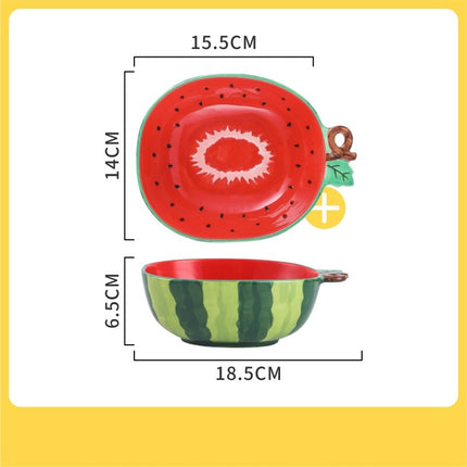 Girly Cute Fruit Cereal Ceramic Bowl
