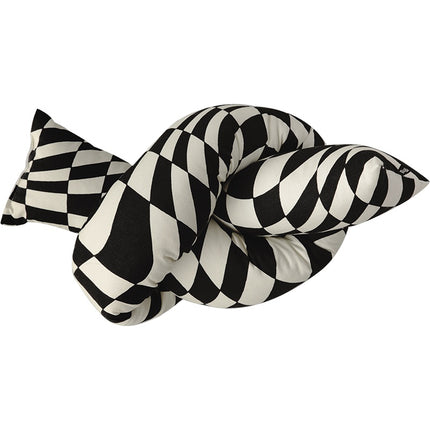 Monochrome Artistic Cushion – Cotton Modern Pillow & Covers | Ikeame