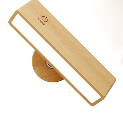 Creative Bedroom Minimalist Wooden Wall Lamp