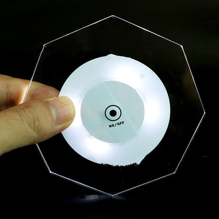LED Glow Coaster | Light Up Drink & Bottle Base