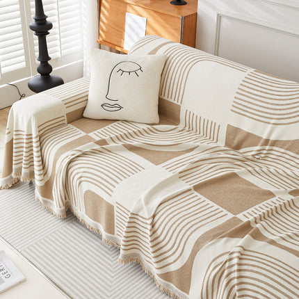 Chenille Sofa Cover | Luxury Full Wrap Couch Throw