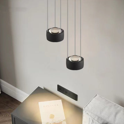Nordic Modern Ball Pendant Lamp – Minimalist Hanging Line Light (Black, Rose Gold, Bronze)
