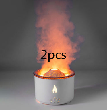 New creative ultrasonic essential oil humidifier volcano aromatherapy machine spray jellyfish air flame humidifier diffuser – Trendy & Practical for Daily Living