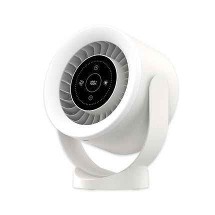 Rechargeable Desk Fan with LED Display | Adjustable Cooling Fan & Light