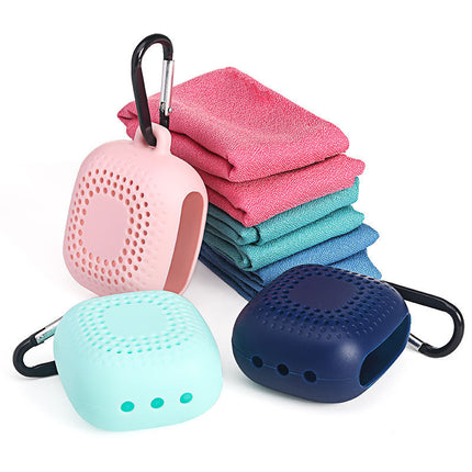 Quick-drying Towel Sweat-absorbent Gym Cold Towel Outdoor Sports Towel Mini Travel Portable Silicone Suit