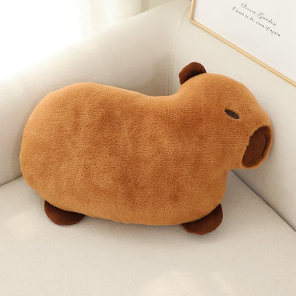 Super Soft Capybara Cushion – Plush 50x30cm Animal Throw Pillow