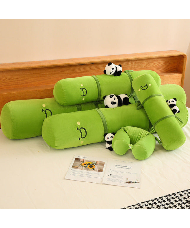 Bamboo Pipe Panda Long Cylindrical Support Pillow  🐼🎋
