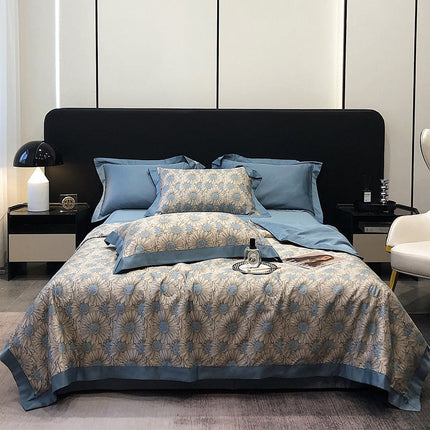 Tencel summer duvet four-piece washed silk – Trendy & Practical for Daily Living