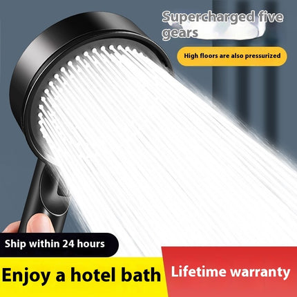 Supercharged 5-Speed Shower Head Set | Portable with Hose & Base – Ikeame