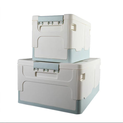 Foldable Storage Box 42L Stackable Plastic Organiser