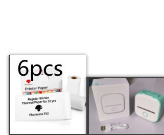 Portable Mini Thermal Label Printer Bluetooth Inkless Pocket Printer