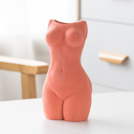 Female Form Ceramic Vase | Sculptural Decorative Home Décor