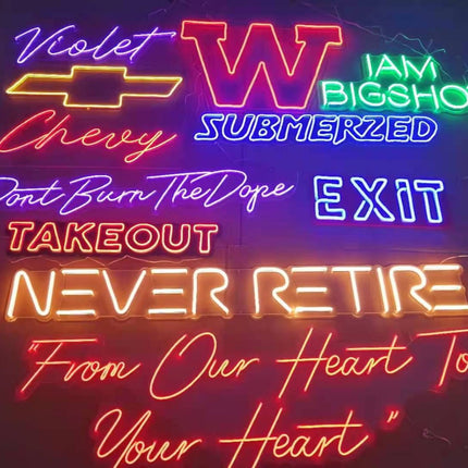 Angel Devil Neon Light | Heart LED Wall Décor