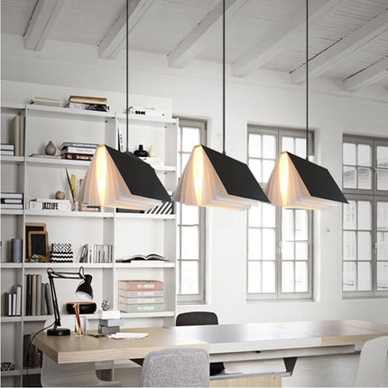 Book-Shaped Pendant Light – Creative Nordic Ceiling Lamp (Multiple Colours & Sizes)
