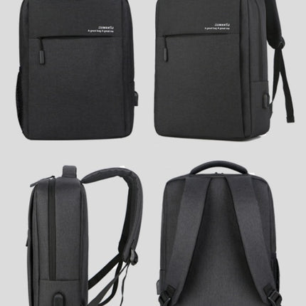 Waterproof Shockproof Laptop Backpack – Rechargeable USB Travel Bag