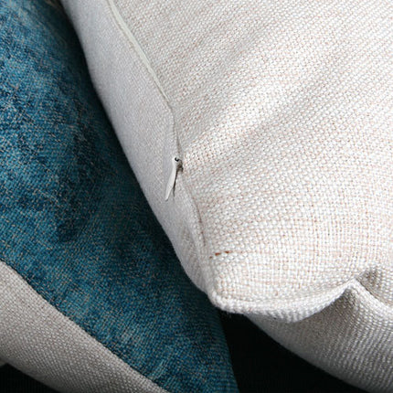 Mediterranean Ocean-Inspired Blue Cotton Cushion – Shell, Starfish, or Coral Design 🐚🌊