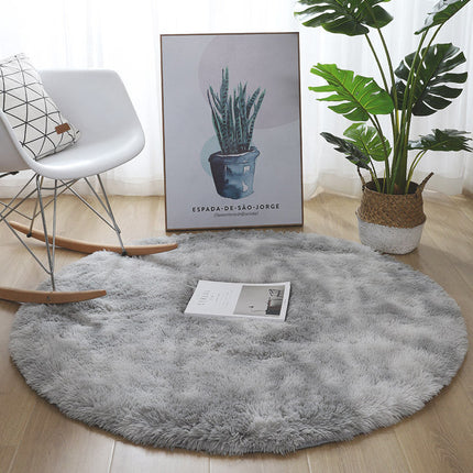 Super Plush Silk Wool Round Rug – Multiple Colours and Sizes