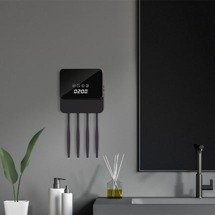 Smart UV Toothbrush Steriliser | Punch-Free Bathroom Holder
