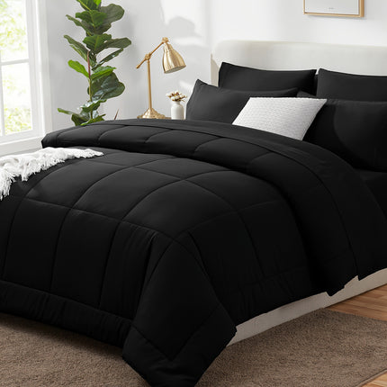 Block Colour Luxury 4-Piece Bedding Set