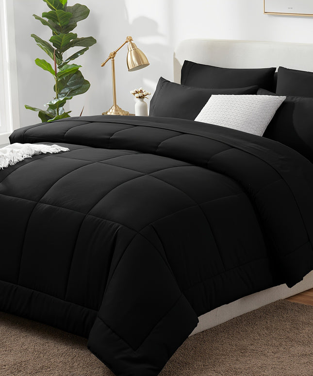 Block Colour Luxury 4-Piece Bedding Set