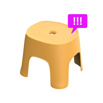 Household bathroom row stool plastic stool