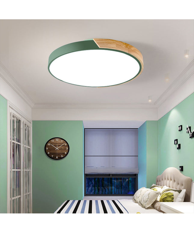 Modern Minimalist LED Ceiling Light – 6 Colours & 4 Sizes | Remote Dimmable