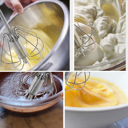 Semi Automatic Egg Beater | Stainless Steel Hand Whisk