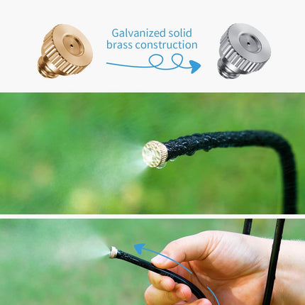 New Outdoor Beach Garden Stand Misting Cooling System