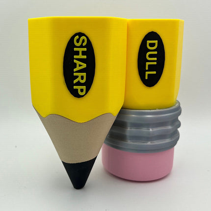 Pencil Shape Pen Holder – Large Resin Desk Organiser