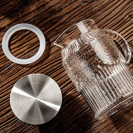 High-borosilicate Glass Cold Water Pitcher High-temperature Resistant