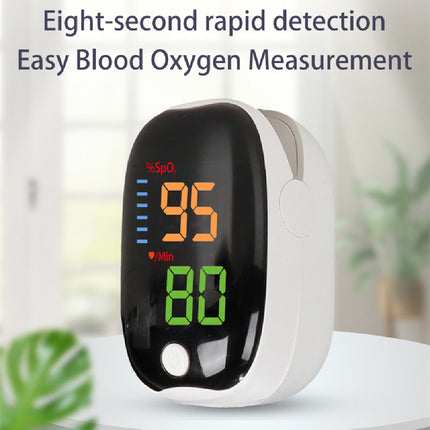 Portable Finger Clip Pulse Oximeter – Blood Oxygen & Heart Rate Monitor