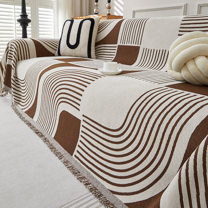 Chenille Sofa Cover | Luxury Full Wrap Couch Throw