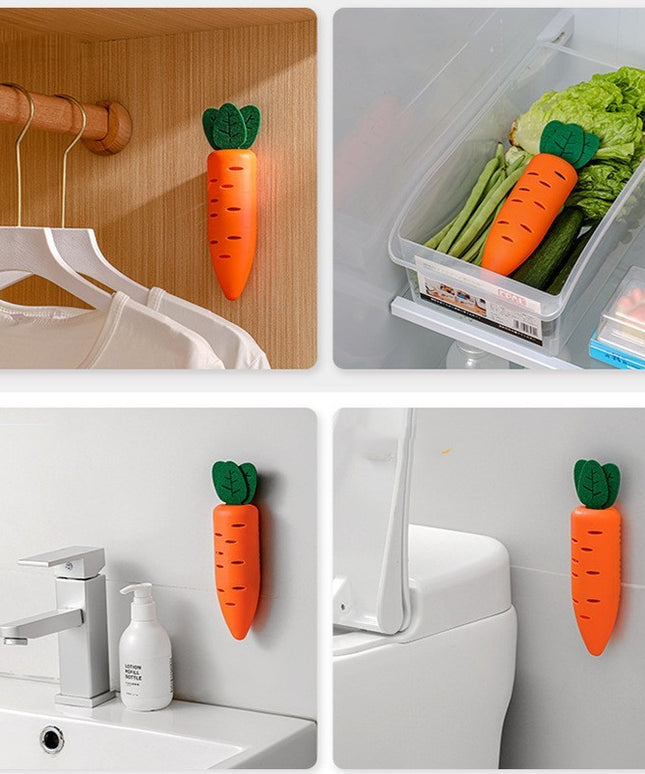 Carrot Refrigerator Deodoriser | Bamboo Charcoal Odour Remover – Ikeame