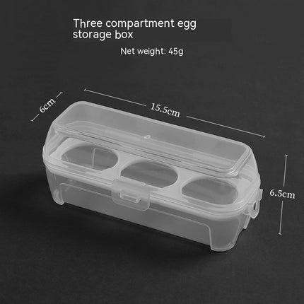 Portable Egg Storage Box – Shockproof Case for 3, 4 or 8 Eggs
