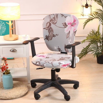 Office Chair Cover Set Stretch | Washable Seat & Back Covers