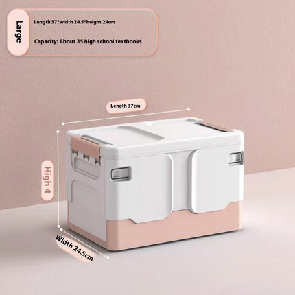 Foldable Storage Box 42L Stackable Plastic Organiser