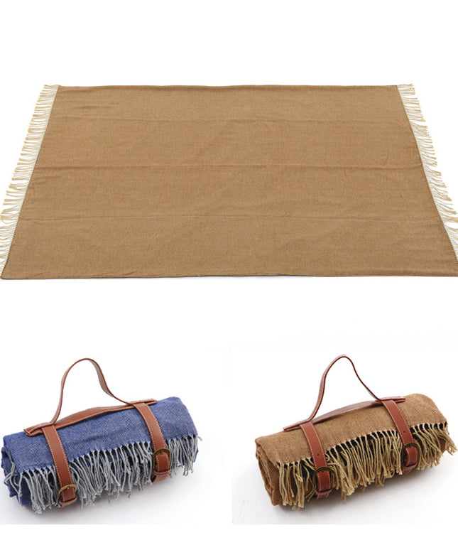 Tassel Picnic Blanket | Boho Camping & Outdoor Picnic Mat